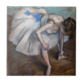 Edgar Degas - Seated Dancer Tegeltje