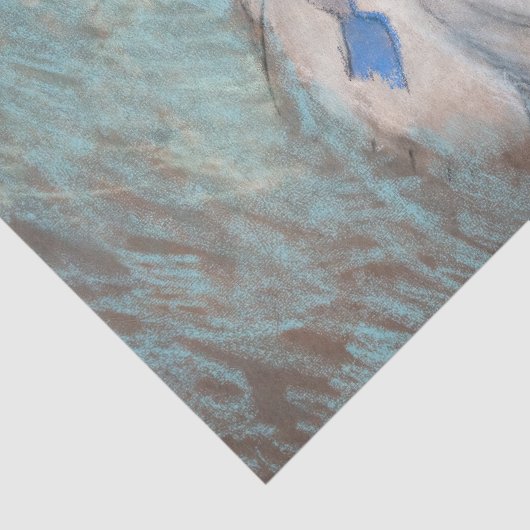 Edgar Degas - Seated Dancer Tissuepapier (Detail)