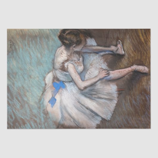 Edgar Degas - Seated Dancer Tissuepapier (Voorkant)