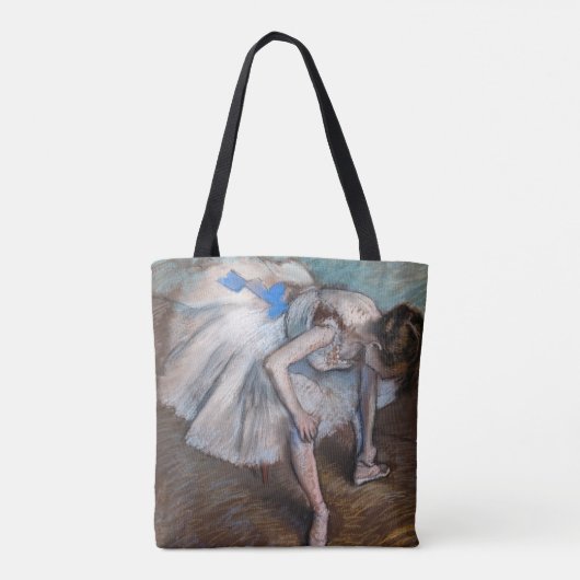 Edgar Degas - Seated Dancer Tote Bag (Achterkant)