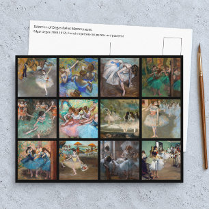Edgar Degas - Selectie van Dansers Meesterwerk Briefkaart
