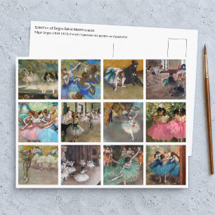 Edgar Degas - Selectie van Dansers Meesterwerk Briefkaart