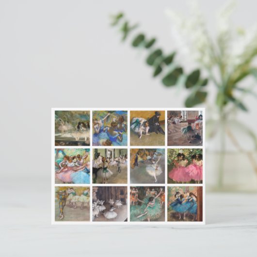 Edgar Degas - Selectie van meesterwerken van danse Briefkaart (Staand voorkant)