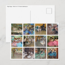 Edgar Degas - Selectie van meesterwerken van danse Briefkaart