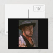 Edgar Degas Self Portrait Briefkaart (Voorkant / Achterkant)