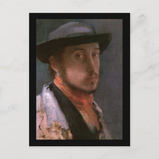 Edgar Degas Self Portrait Briefkaart