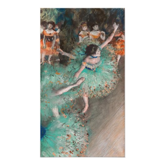 Edgar Degas - Slingerige Danseres / Danseres in he Foto Afdruk (Voorkant)