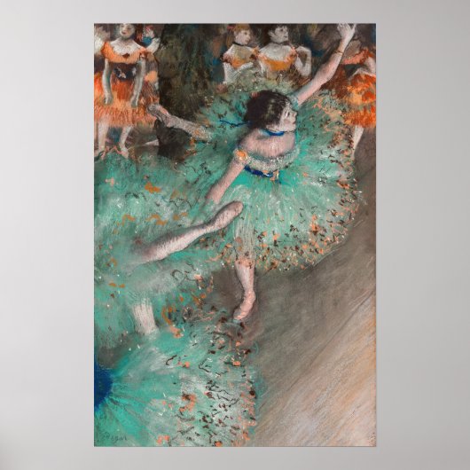 Edgar Degas - Slingerige Danseres / Danseres in he Poster (Voorkant)