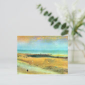 Edgar Degas - strand bij laag getij Briefkaart (Staand voorkant)
