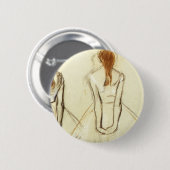 Edgar Degas: Studie naar de kleine danseres Ronde Button 5,7 Cm (Voorkant /achterkant)