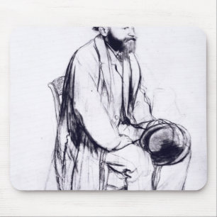 Edgar Degas   Studie naar een portret van Manet Muismat