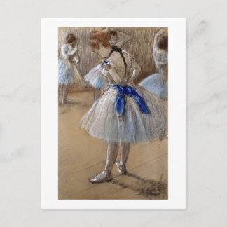 Edgar Degas | Studie van een danser | Nieuw adres Aankondigingskaart