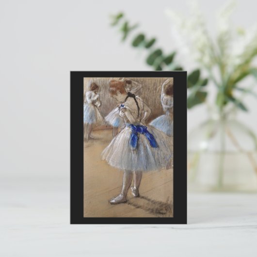 Edgar Degas | Studie van een danseres Briefkaart (Staand voorkant)