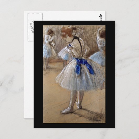Edgar Degas | Studie van een danseres Briefkaart (Voorkant / Achterkant)