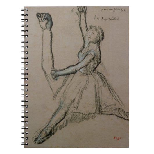Edgar Degas | Studie van een danseres Notitieboek (Voorkant)