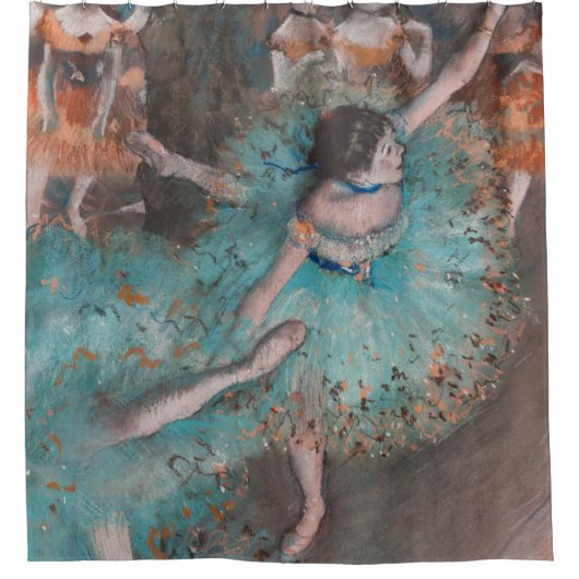 Edgar Degas Swaying Dancer Green Dancer Douchegordijn (Voorkant)