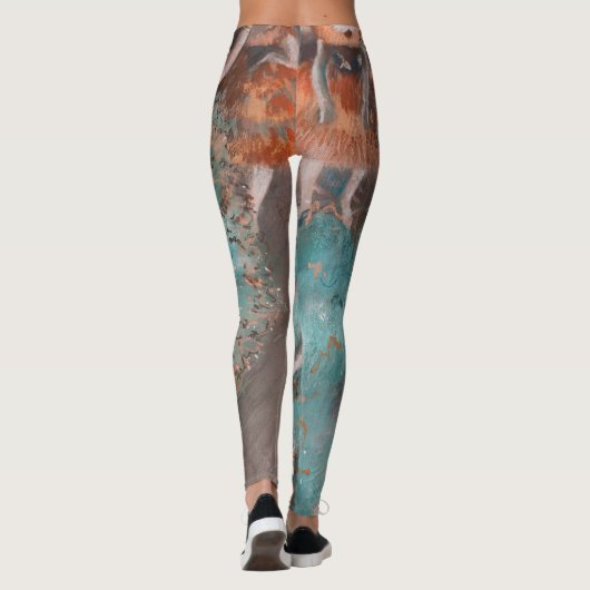 Edgar Degas Swaying Dancer Green Dancer Leggings (Achterkant)
