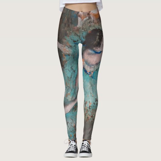Edgar Degas Swaying Dancer Green Dancer Leggings (Voorkant)