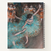 Edgar Degas Swaying Dancer Green Dancer Notitieboek (Achterkant)