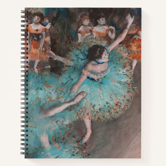 Edgar Degas Swaying Dancer Green Dancer Notitieboek (Voorkant)