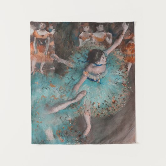 Edgar Degas Swaying Dancer Green Dancer Wandkleed (Voorkant)