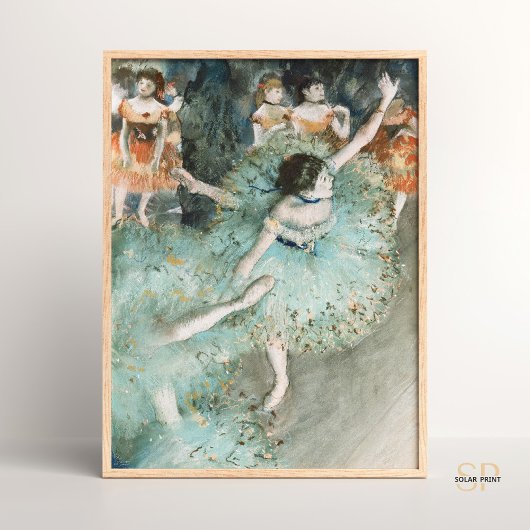 Edgar Degas Swaying Dancer Groene Schilderkunst Poster