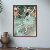 Edgar Degas Swaying Dancer Groene Schilderkunst Poster