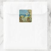 Edgar Degas | The Ballet Dancer, 1891 Vierkante Sticker (Tas)