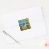 Edgar Degas | The Ballet Dancer, 1891 Vierkante Sticker (Envelop)