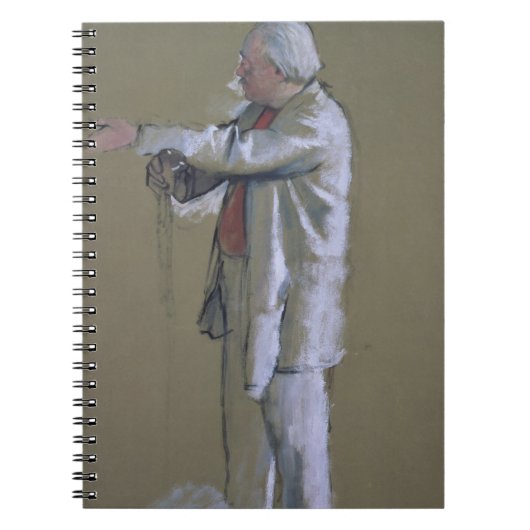 Edgar Degas | The Ballet Master, 1875 (pastel) Notitieboek (Voorkant)