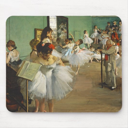 Edgar Degas the Dance Class Ballerina Painting Muismat (Voorkant)