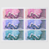 Edgar Degas The Dancer Pastel Ballerina Sparkle Tissuepapier (Voorkant)