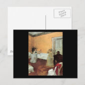 Edgar Degas the Duet Briefkaart (Voorkant / Achterkant)