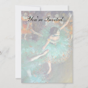 Edgar Degas - The Green Dancers - Ballet Dance Kaart