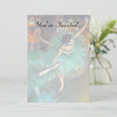 Edgar Degas - The Green Dancers - Ballet Dance Kaart (Staand voorkant)