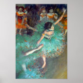 Edgar Degas - The Green Dancers - Ballet Dance Poster (Voorkant)