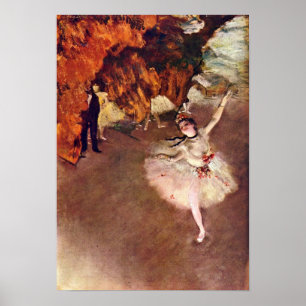 Edgar Degas - The prima ballerina (Rosita Mauri) Poster