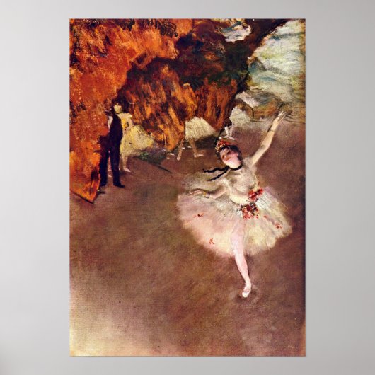 Edgar Degas - The prima ballerina (Rosita Mauri) Poster (Voorkant)