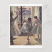 Edgar Degas - Three Dancers in Practice Room 1873 Briefkaart (Voorkant)