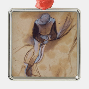 Edgar Degas   Toekomstbestendige Jockey Metalen Ornament