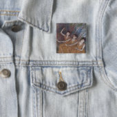 Edgar Degas | Trois Danseuses Vierkante Button 5,1 Cm (In situ)