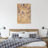 Edgar Degas | Twaalf studies bij vrouwen in kostuu Canvas Afdruk (Insitu (Slaapkamer))