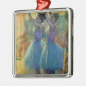 Edgar Degas | Twee blauwe dansers Metalen Ornament (Links)