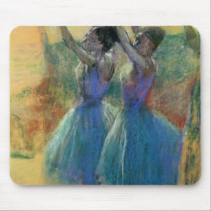Edgar Degas Twee blauwe dansers Muismat