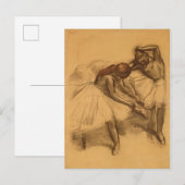 Edgar Degas | Twee dansers Briefkaart (Voorkant / Achterkant)