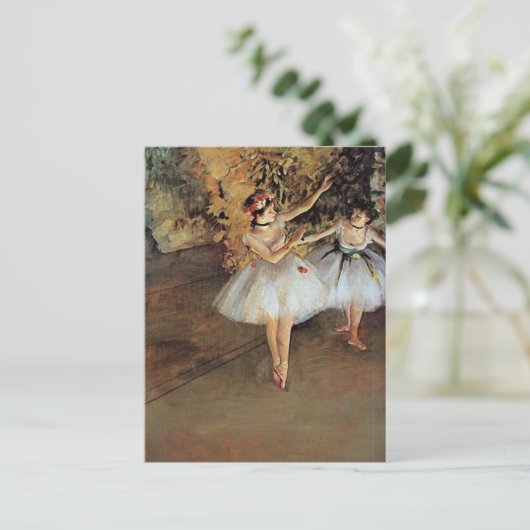 Edgar Degas - Twee dansers Briefkaart (Staand voorkant)