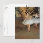 Edgar Degas - Twee dansers Briefkaart (Voorkant / Achterkant)
