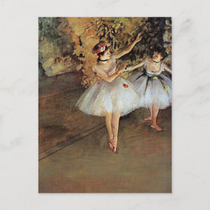 Edgar Degas - Twee dansers Briefkaart