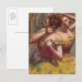 Edgar Degas | Twee dansers Briefkaart (Voorkant / Achterkant)