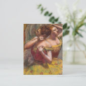 Edgar Degas | Twee dansers Briefkaart (Staand voorkant)